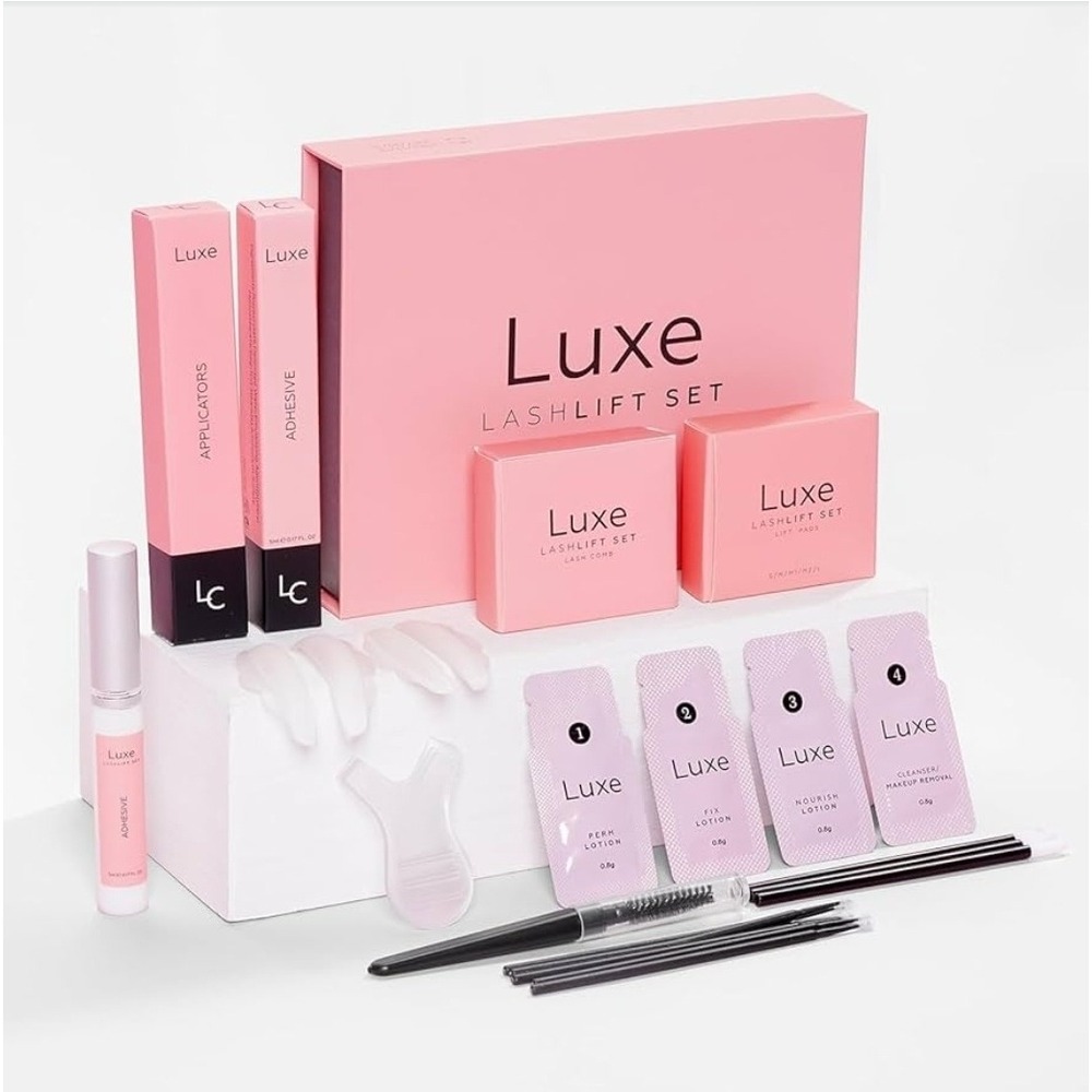 Luxe Cosmetics Lash Lift Kit Complete Set for Eyelash Lifting  New Pro Version